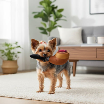 Jouet pour chien UltraResista marron debout brun chien