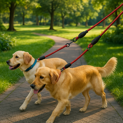 Laisses pour chien TocLeashToc rouge marche chien