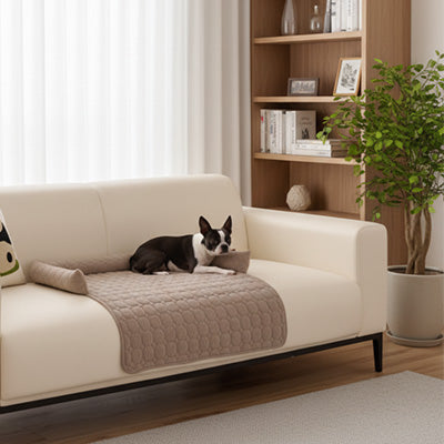 Lit chien HumanComfortable taupe noir blanc coucher chien