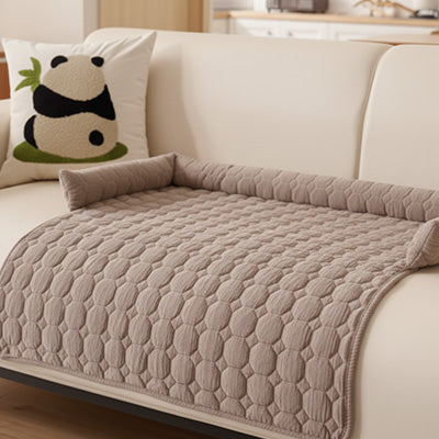 Lit chien HumansComfortable taupe sofa chien