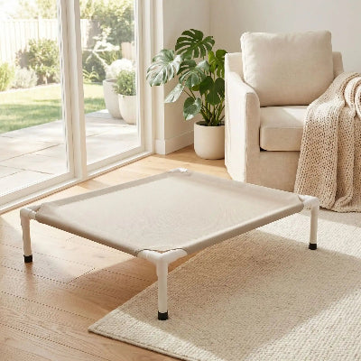 Lit chien MattressComfortPlus beige salon chien