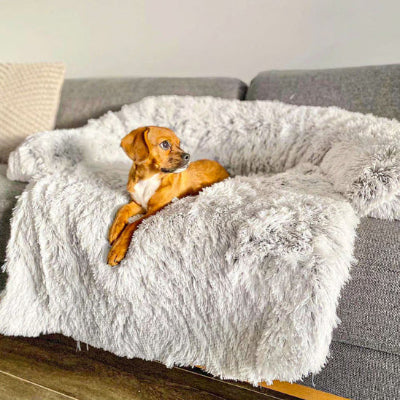 Lit pour chien DogsSleepingBed blanc brun chien