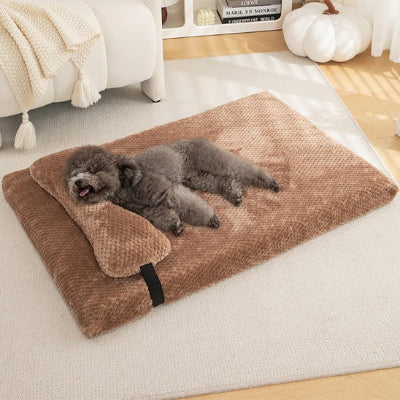Lit pour chien LitForYourDog brun Couché chien