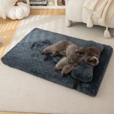 Lit pour chien LitForYourDog coucher gris foncé chien