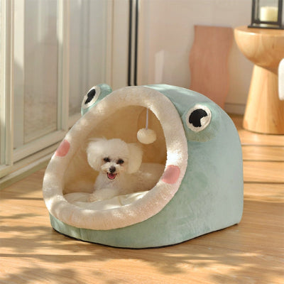 Lit pour chien UltraComfortable vert salon, coucher chien