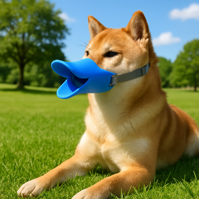 Muselière CanDogsMuzzlesZel bleu chien