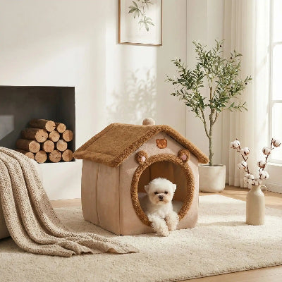 Niche chien intérieur Sister blanc coucher surveillé chien