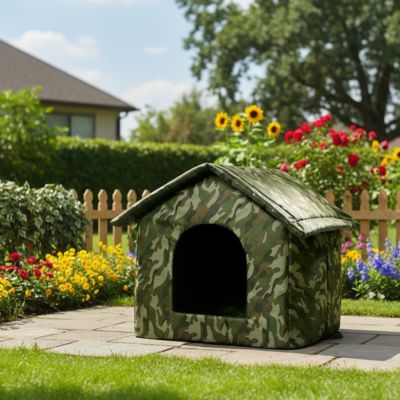 Niche pour chien InsulatedWeather camouflage, chien