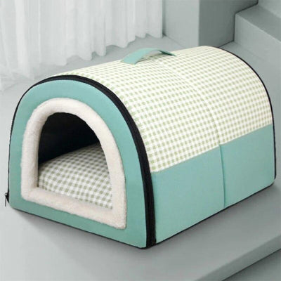 Niche pour chien intérieur Binou vert chien