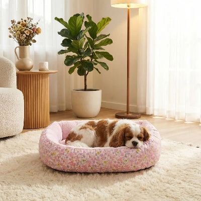 Panier pour chien DouilletConfort rose coucher brun chien