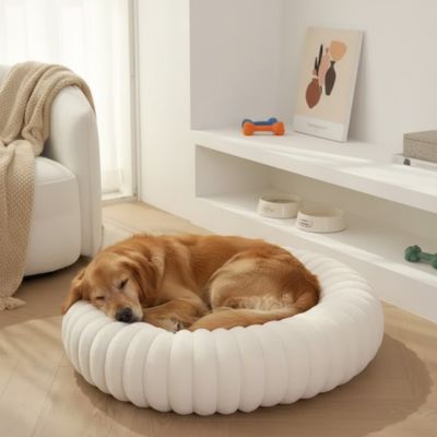 Panier pour chien HighlyComfortable blanc, coucher, brun chien