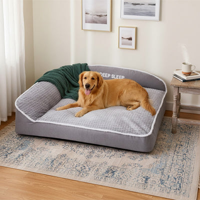 Panier pour chien SnoozingComfort gris brun coucher chien