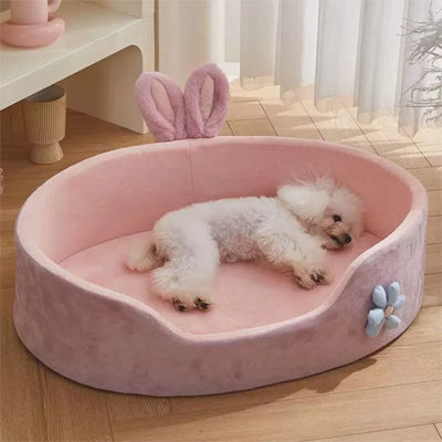 Panier pour chien SuperComfortable rose. coucher, blanc, salon, chien