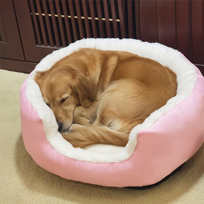 Panier pour chien UltraComfortable rose coucher brun chien