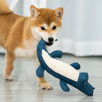 Peluche pour chien AlliPelu bleu chien