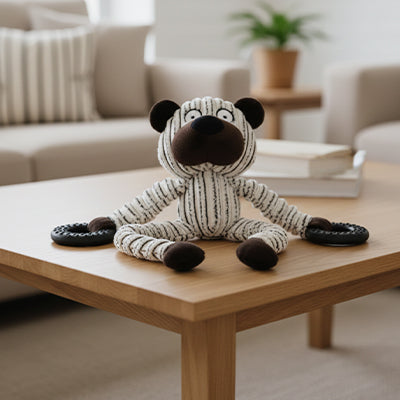 Peluche pour chien DurableExtra petit ours, table salon chien