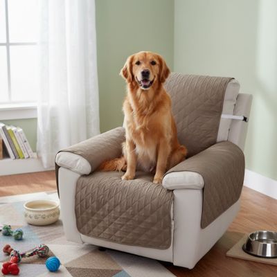 Protection canapé StainResistant kaki brun assis chien