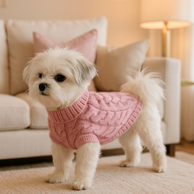 Pull chien PerCoatFinalesDog rose chien