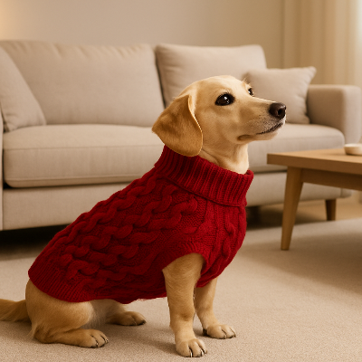 Pull chien PerCoatFinalesDog rouge chien