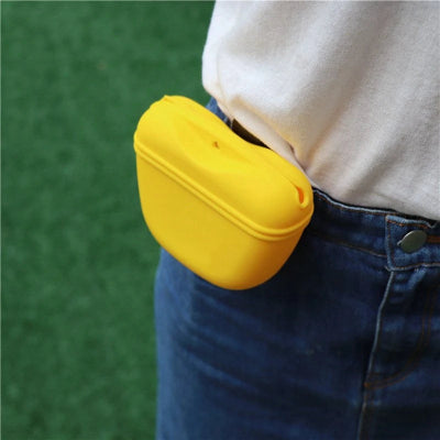 Sac à friandises pour chien CandyBag jaune ceinture chien