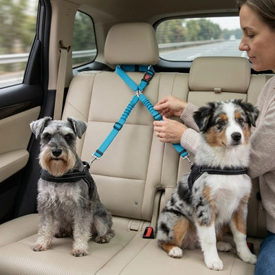 Sécurité chien ExcellentComfort bleu ajustement chien