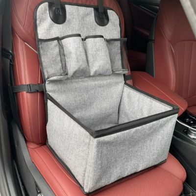 Siège auto pour chien AntiSlip gris voiture chien