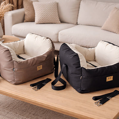 Siège auto pour chien Comfortable brun noir chien
