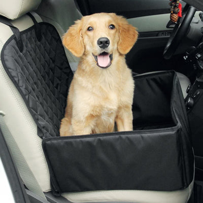 Siège auto pour chien Comforts noir assis brun chien