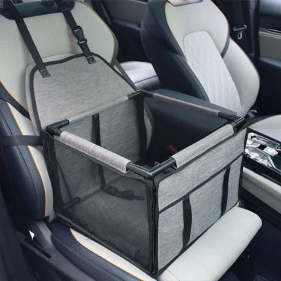 Siège auto pour chien Secure gris clair auto chien