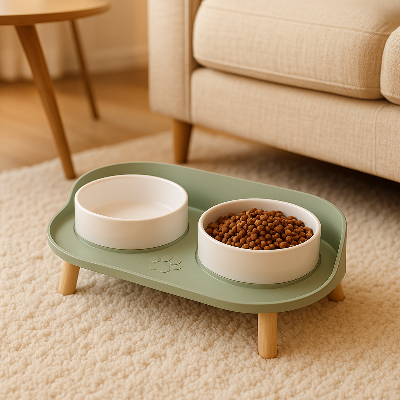 Support gamelle chien BowlStand nourriture eau chien