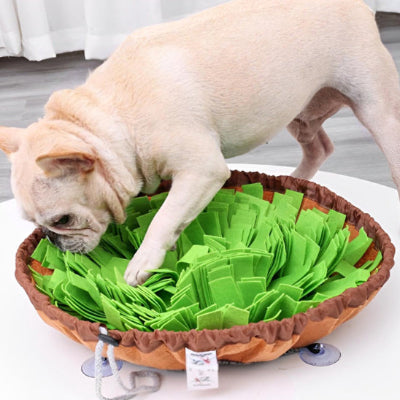 Tapis de fouille chien DogMat mange crème chien