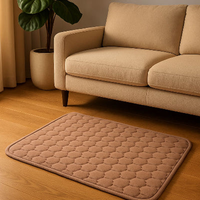 Tapis pour chien MatsRessForDogs salon kaki chien
