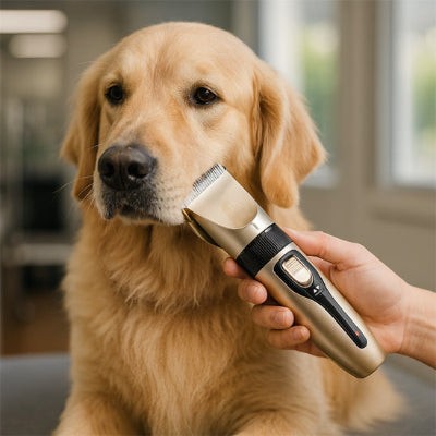 Tondeuse chien SleekProfessional or salon assis chien