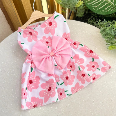Vêtement pour chien DOGTHES fleur rose chien