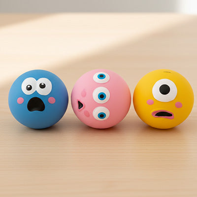 Balle chien ultraresistante trois couleurs chiens