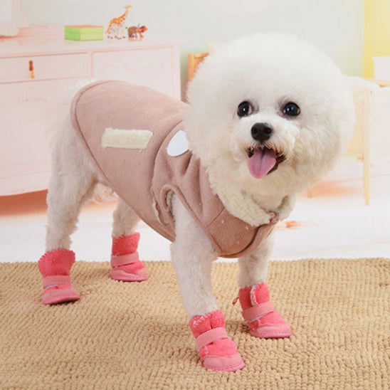 chaussure-chien-shoesdog-brun-rose-blanc