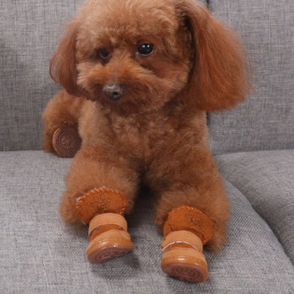 chaussure-chien-shoesdog-chaussure-brun