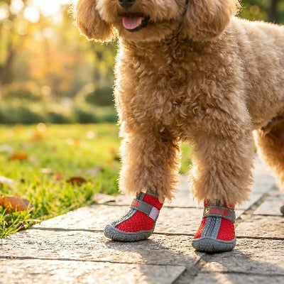 Chaussure pour chien Shoes rouge, brun chien