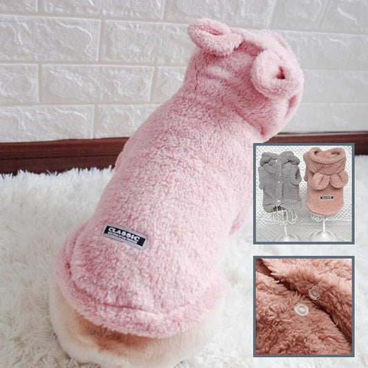 chien-manteau-coatdog-chien-rose-gris