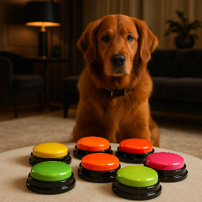 Clic d'apprentissage chien click sept jouets chien