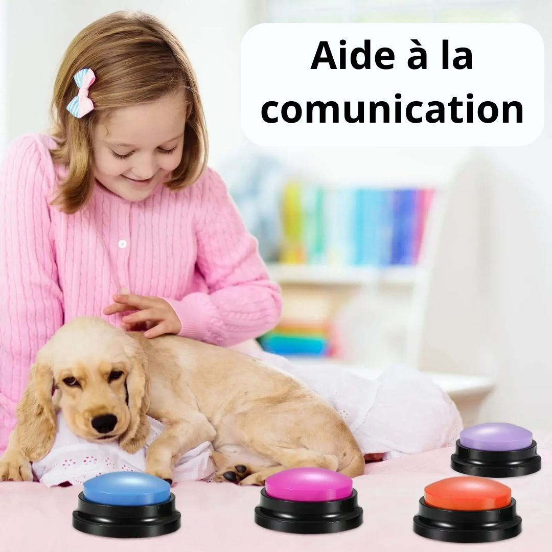 Clic d'apprentissage - click™ - Chien trop content