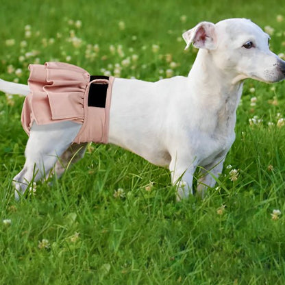 couche-pour-chien-dognap-chien-rose-blanc