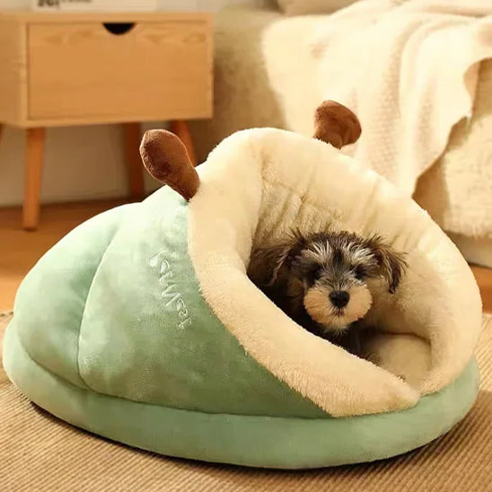 coussin-pour-chien-cushdog-brun-coucher-vert-chien