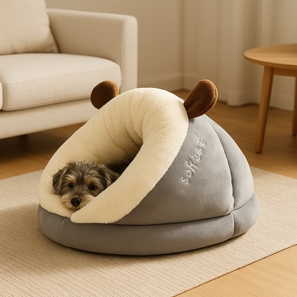 coussin-pour-chien-cushdog-gris-coucher-brun-chien