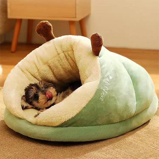coussin-pour-chien-cushdog-vert-brun-chien