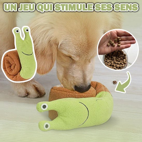 Escargot à jouet pour ton chien - ToySnail™ - Chien trop content