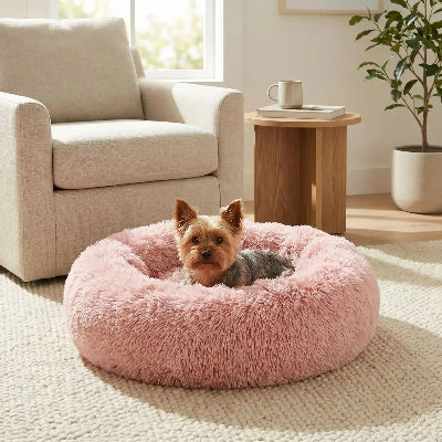 Fauteuil chien DogArmchair rose brun chien