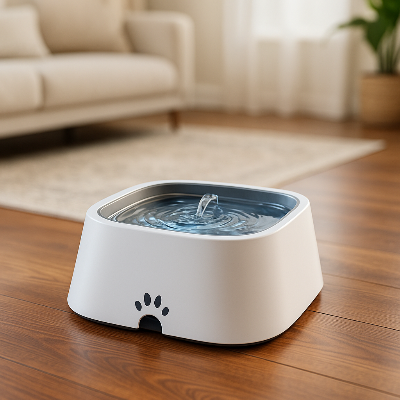 Gamelle anti éclaboussure proofbowl salon plancher chien