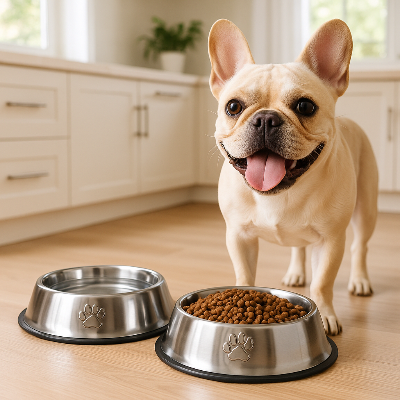Gamelle pour chien dogfood deux bols chien