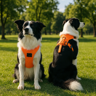 Harnais chien DogsHarnesses noir deux chiens